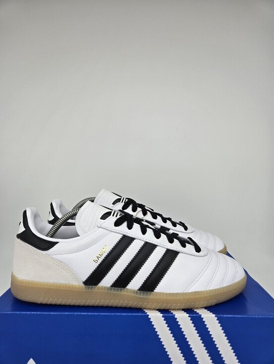 adidas Men\'s Samba JP JQ9055 Cloud White Black Gum Shoes Size 12